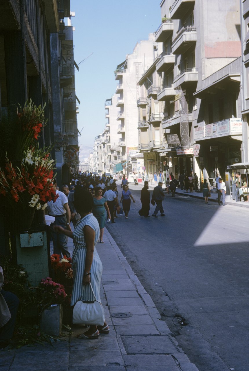 81-Our hotel street-Athens